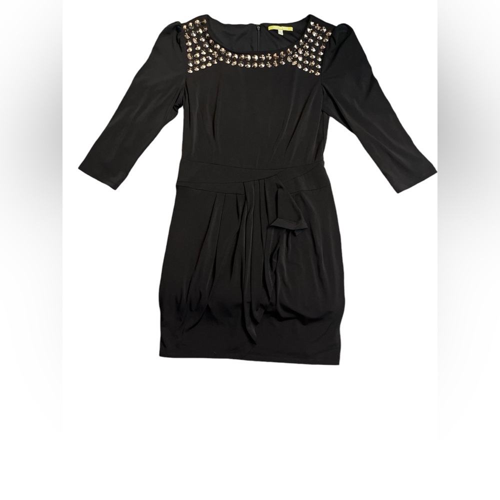 Gianni Bini black studded dress